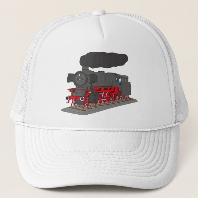 Dampflokomotive Truckerkappe (Vorderseite)