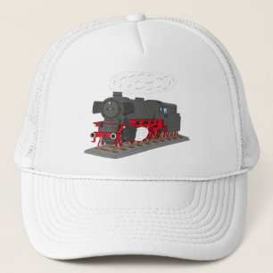 Dampflokomotive Truckerkappe