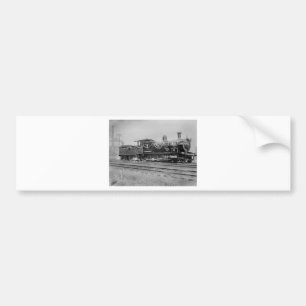 Dampflokomotive Zug alte Eisenbahn Bahn Autoaufkleber