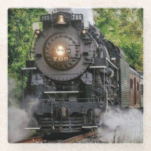 Dampflokomotive Zug Glasuntersetzer