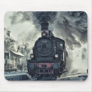 Dampflokomotive Zug Mousepad