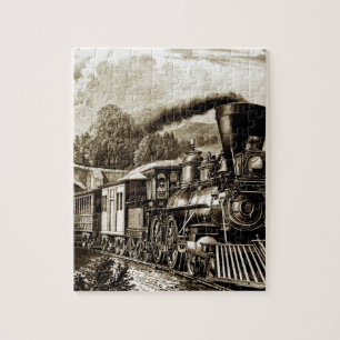 Dampflokomotiven Geschichte Puzzle