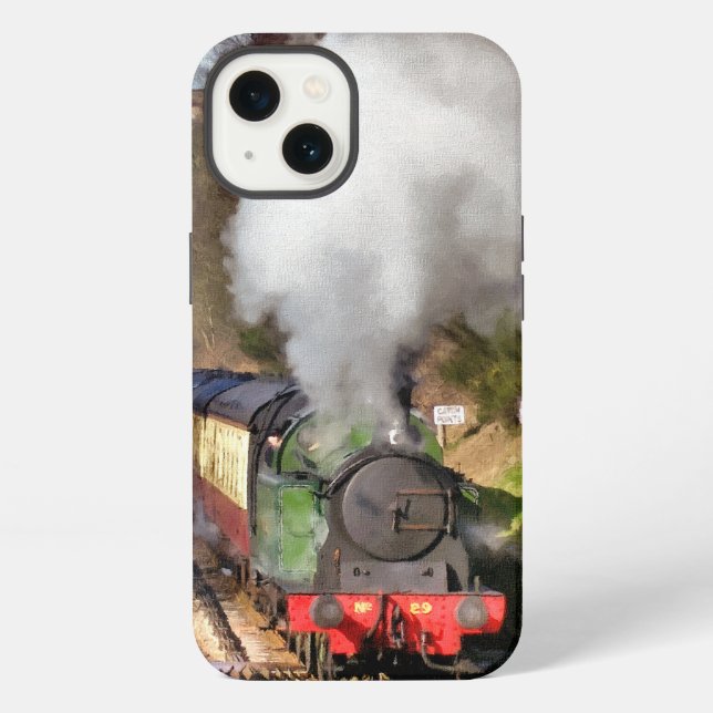 DAMPFLOKOMOTIVEN iPhone HÜLLE (Rückseite)