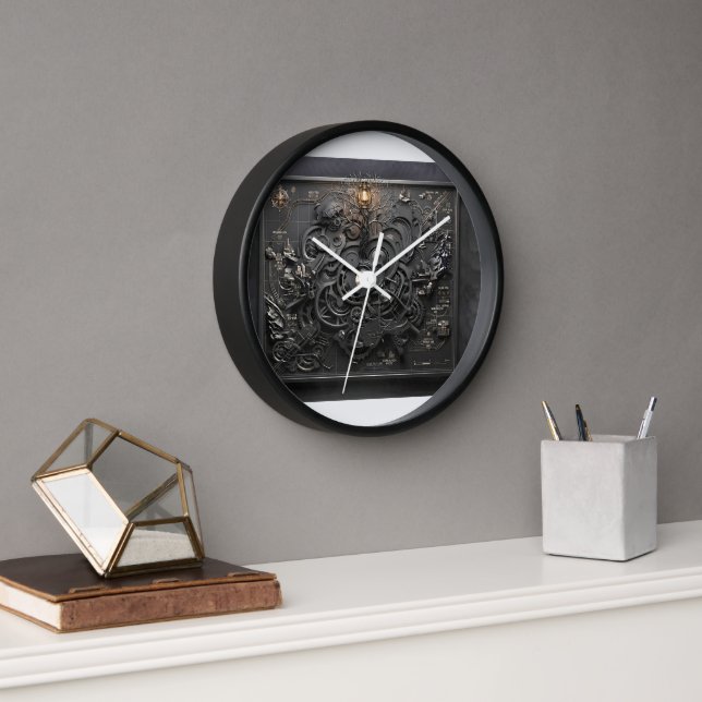 Dampfluhr-Wanduhr im Steampunk-Stil Uhr (Büro)