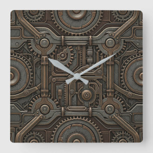 Dampfluhrwerk Wanduhr