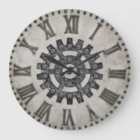 Dampfluhrwerk-Wanduhr