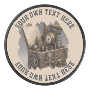 Dampfmaschine - Vintage Schatztruhe Eishockey Puck