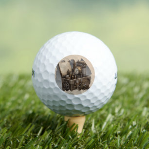 Dampfmaschine - Vintage Schatztruhe Golfball