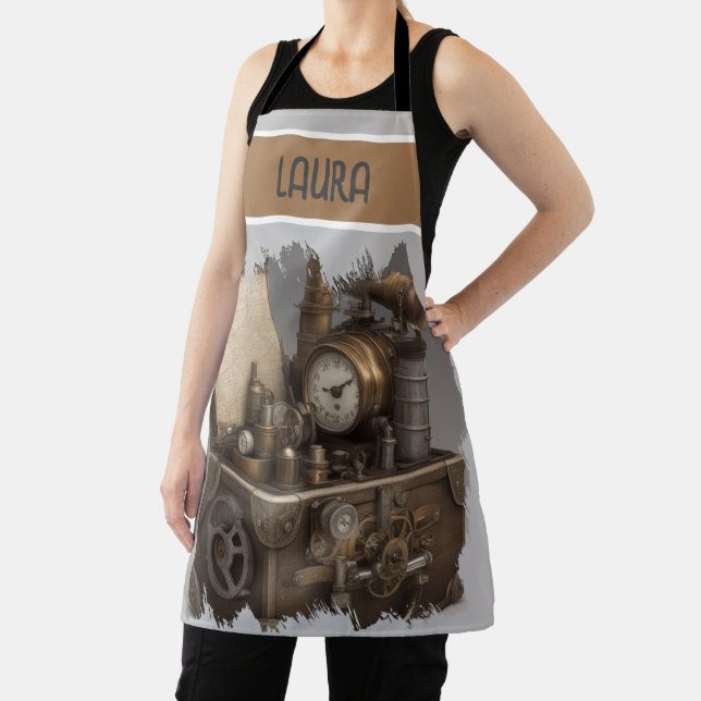 Dampfmaschine - Vintage Schatztruhe Schürze (InSitu)