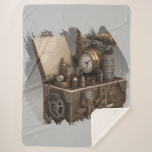 Dampfmaschine - Vintage Schatztruhe Sherpadecke