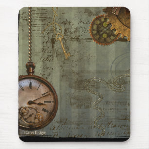 Dampfmaschinen-Zeitmaschine Mousepad