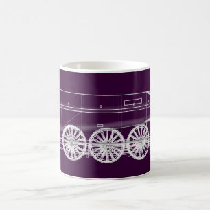 Dampfmotor Kaffeetasse