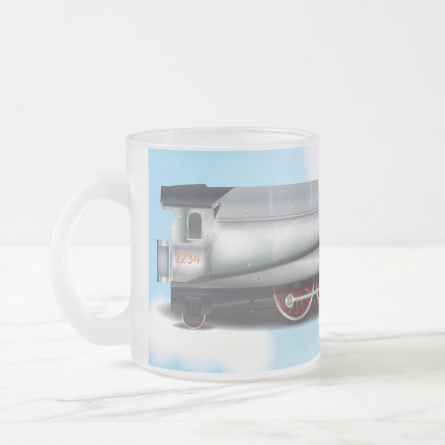 Dampfmotor Mattglastasse (Links)