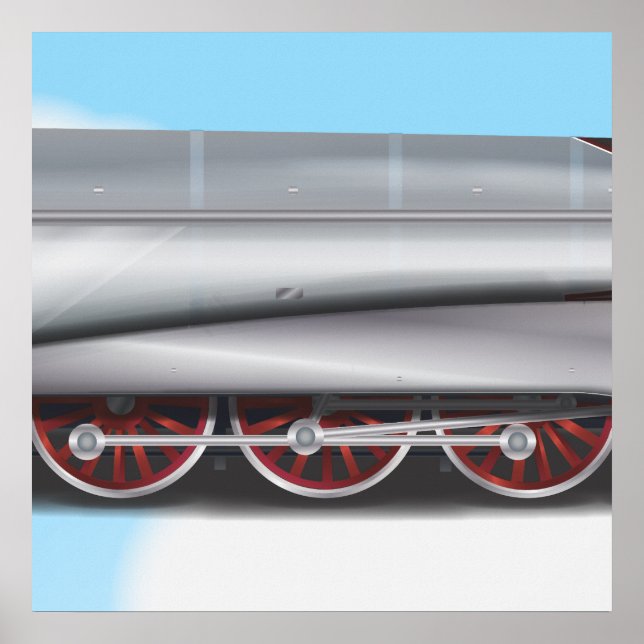 Dampfmotor Poster (Vorne)