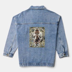 Dampfpunk-Dame 105 Jeansjacke