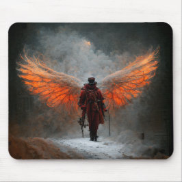 Dampfpunk-Feuerdemon Mousepad