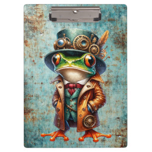 Dampfpunk-Frosch Klemmbrett