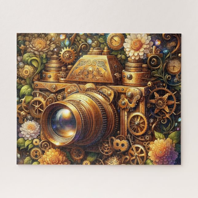 Dampfpunk-Kamera-Puzzle Puzzle (Horizontal)