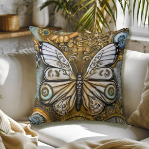 Dampfpunk-Schmetterling Kissen