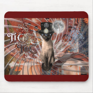 Dampfpunk Siamkatze Meezer Mousepad