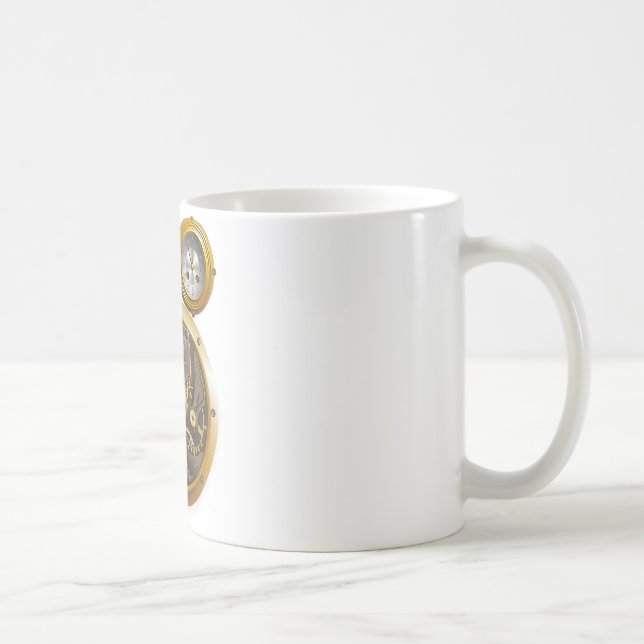 Dampfpunk-Uhr Kaffeetasse (Rechts)
