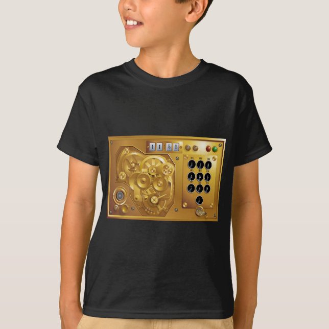 Dampfpunk-Uhr T-Shirt (Vorderseite)