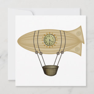 Dampfpunk-Zeppelin-Luftschiff