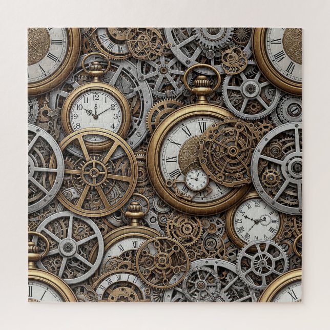 Dampfpunkträtsel Puzzle (Vertikal)