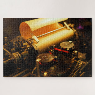 Dampfpunktschreibmaschine-Puzzle Puzzle
