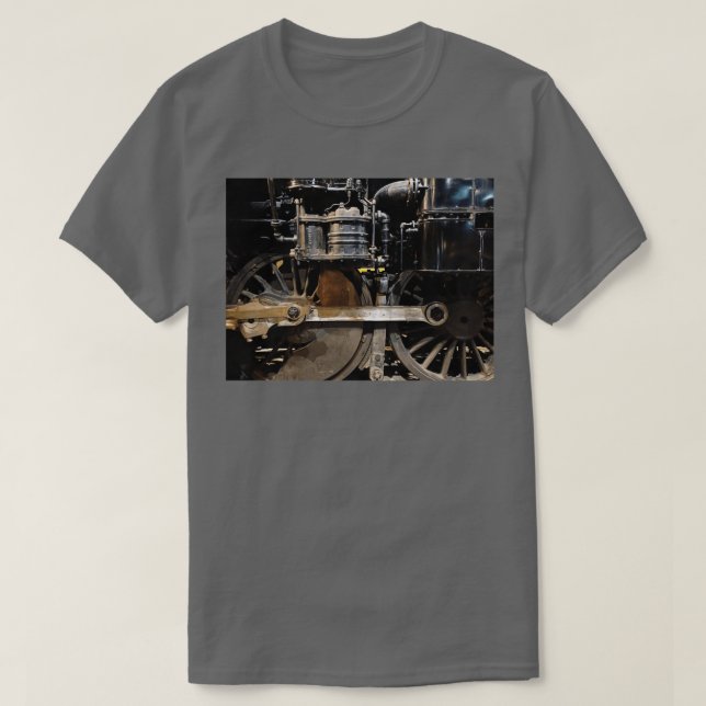 Dampfrad-Motor T-Shirt (Design vorne)