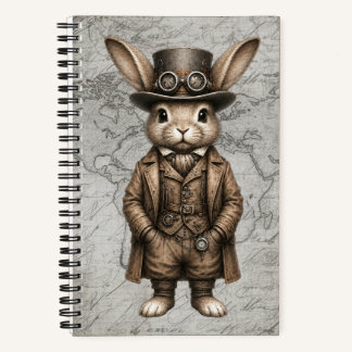 Dampfratten-Hase - Nach Vorne Blickend Notizbuch
