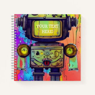 Dampfroboter Notizbuch