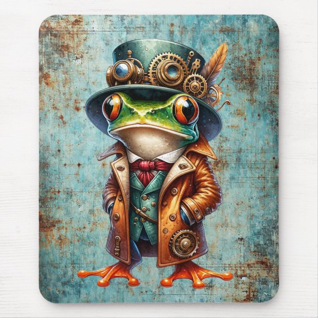Dampfröschchen Mousepad (Vorne)