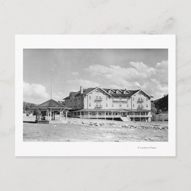 Dampfschiff Federn, CO Lodge und Kabinen Fotograf Postkarte (Vorderseite)