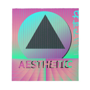 dampfwellenästhetisch notizblock