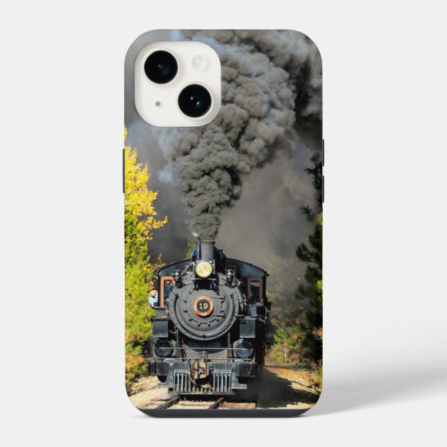 Dampfzug 19 iPhone hülle (Rückseite)