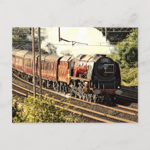 Dampfzug auf dem Land (5503) Postkarte