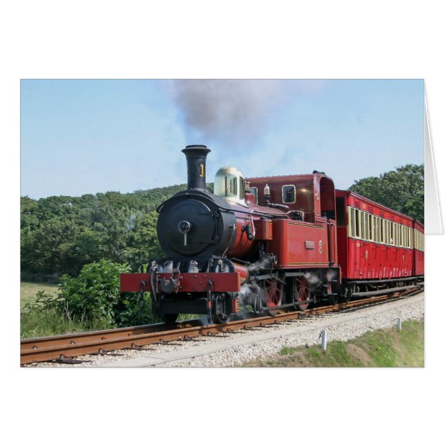Dampfzug auf der Insel Castletown (Vorderseite (Horizontal))