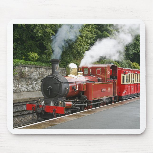 Dampfzug bei Douglas Isle of Man Mousepad (Vorne)