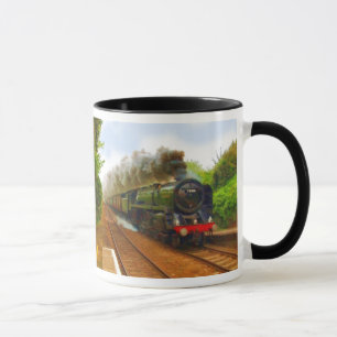 Dampfzug der Britischen Eisenbahn für Bahnreisende Tasse