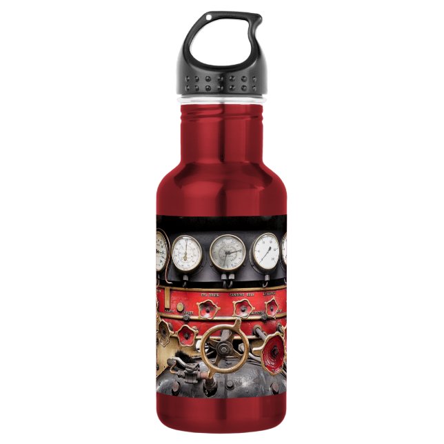 DAMPFZUG EDELSTAHLFLASCHE (Vorderseite)