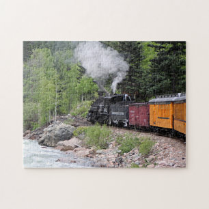 Dampfzug & Fluss, Colorado Puzzle