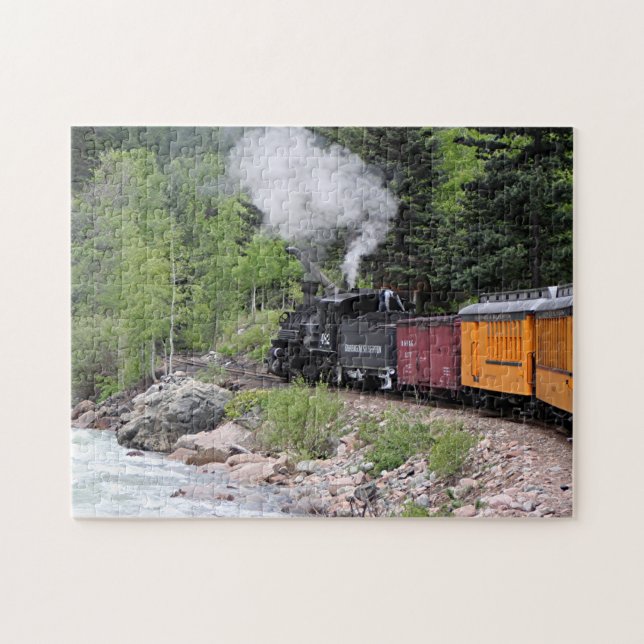Dampfzug & Fluss, Colorado Puzzle (Horizontal)