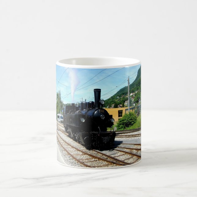 Dampfzug in Blonay Tasse (Mittel)