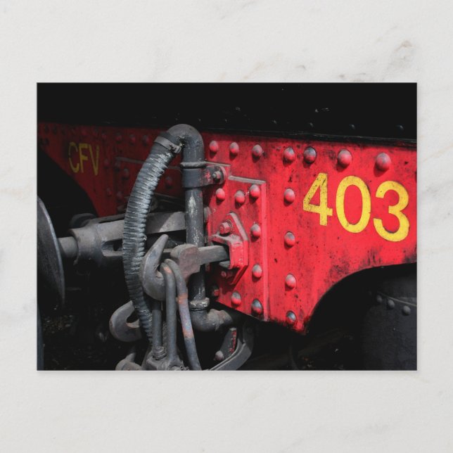 Dampfzug Le Mastrou 403 Steam Motor Postkarte (Vorderseite)