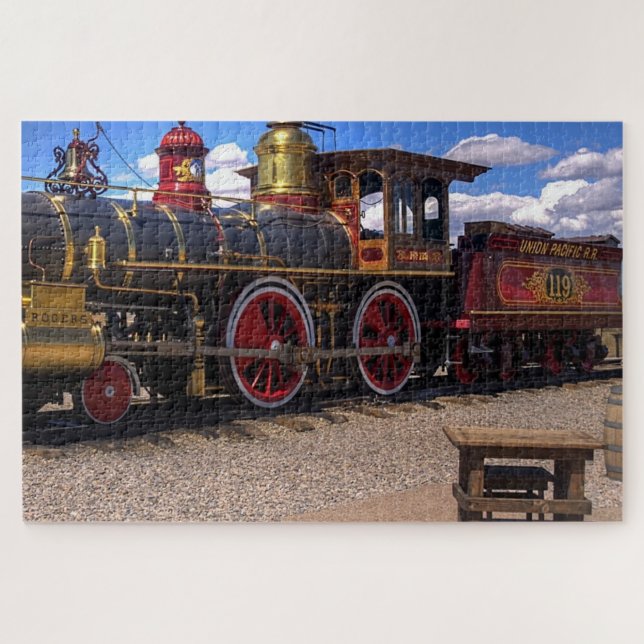 Dampfzug Lokomotive #19 Jigsaw Puzzle 1014 pc. (Horizontal)
