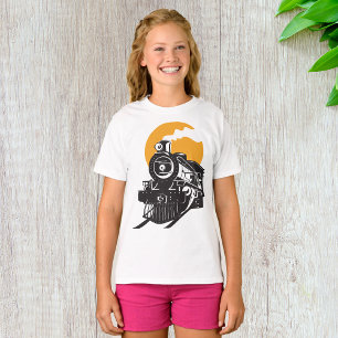 Dampfzug Mädchen T-Shirt