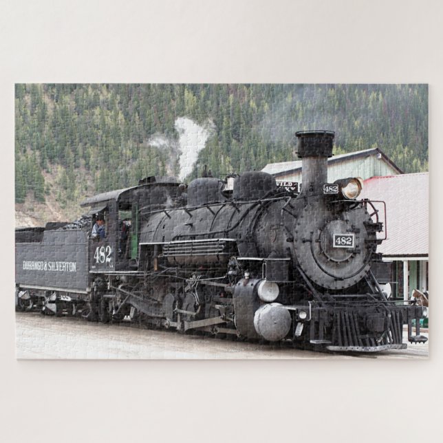Dampfzug Motor, Colorado, USA Puzzle (Horizontal)