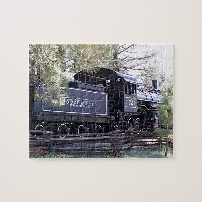 Dampfzug Motor, Flagstaff, Arizona, USA Puzzle (Horizontal)