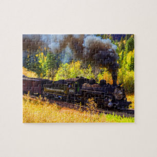 Dampfzug Motor Lokomotive Eisenbahn Eisenbahn Ji Puzzle